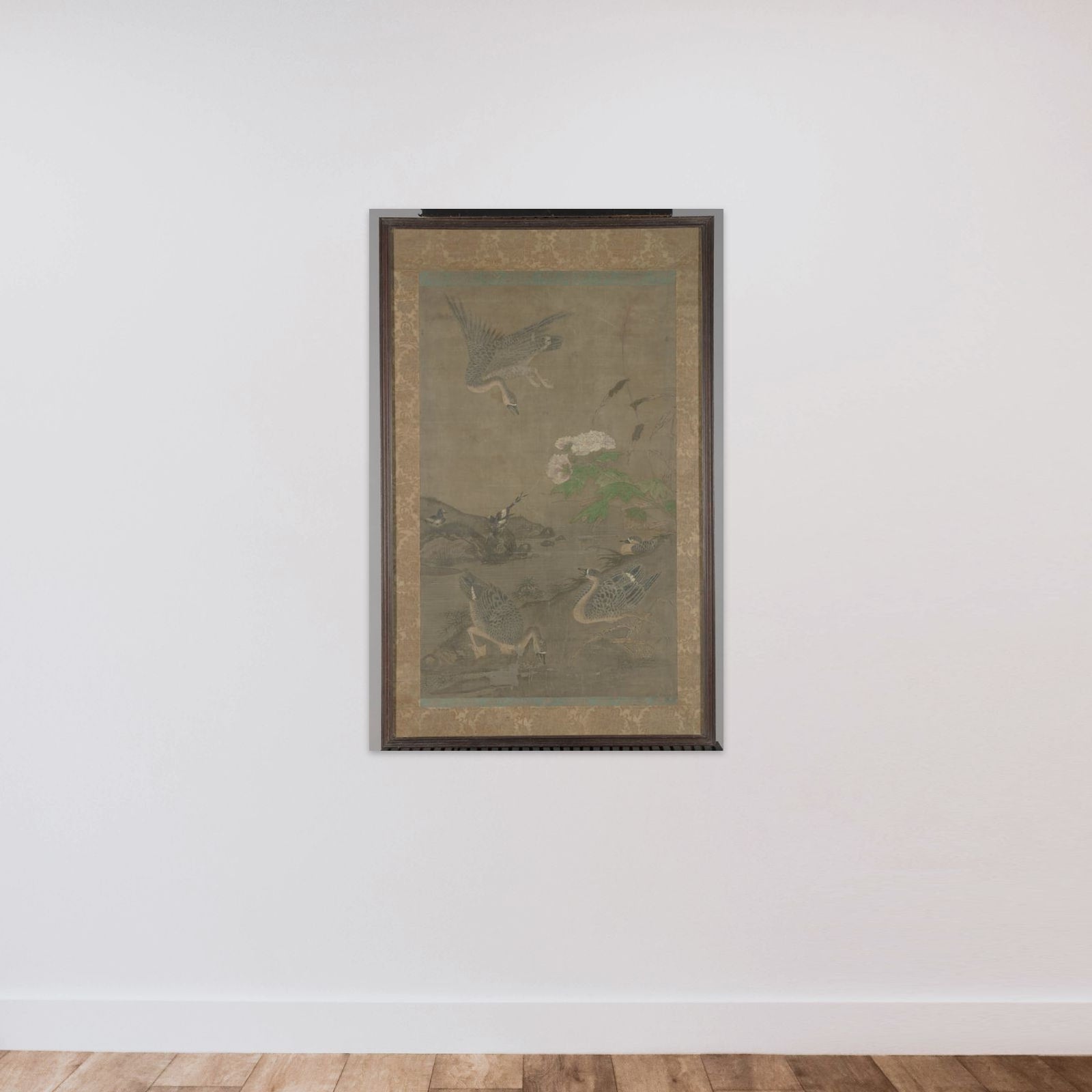 Schildering unframed — shown to scale