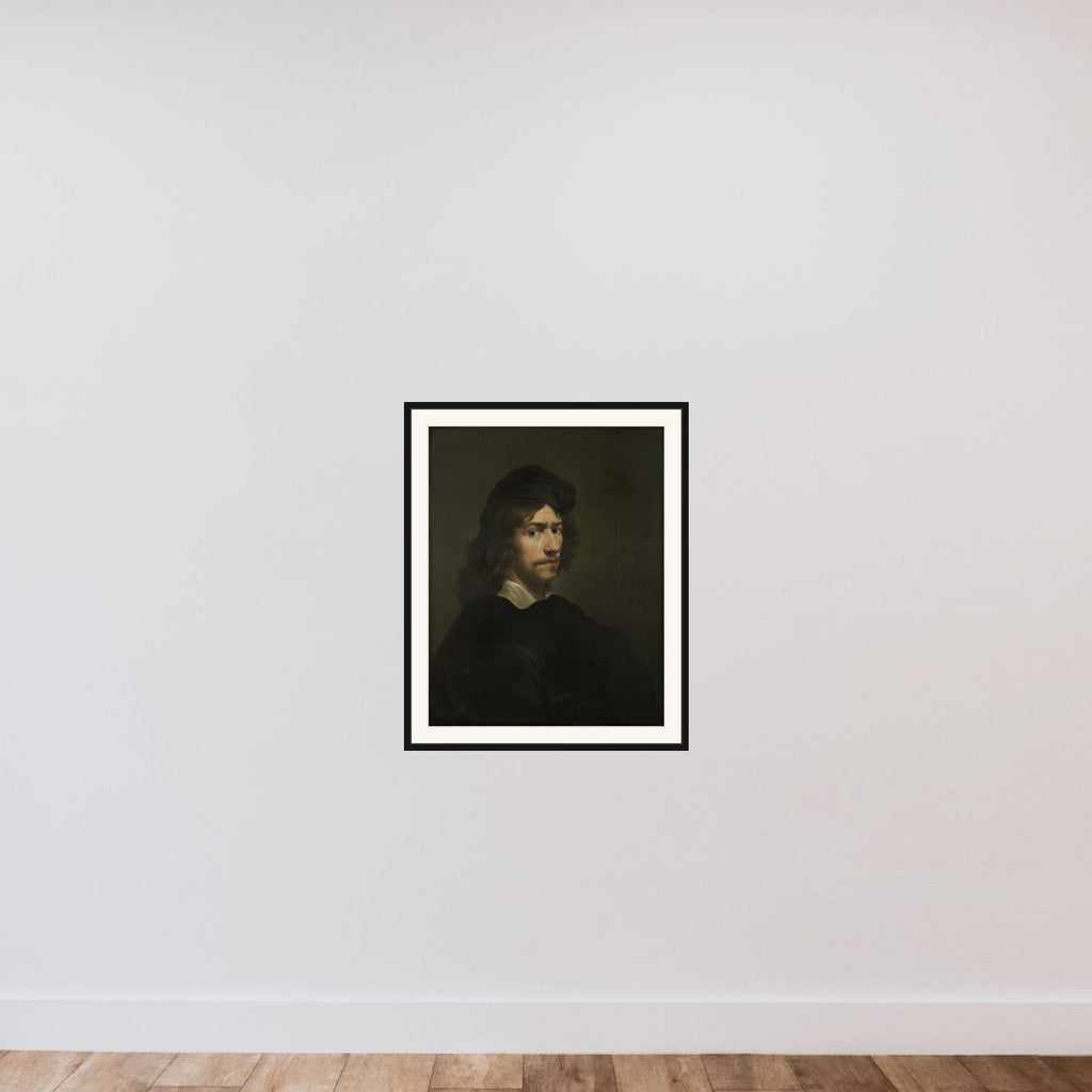 Self-Portrait framed — shown to scale