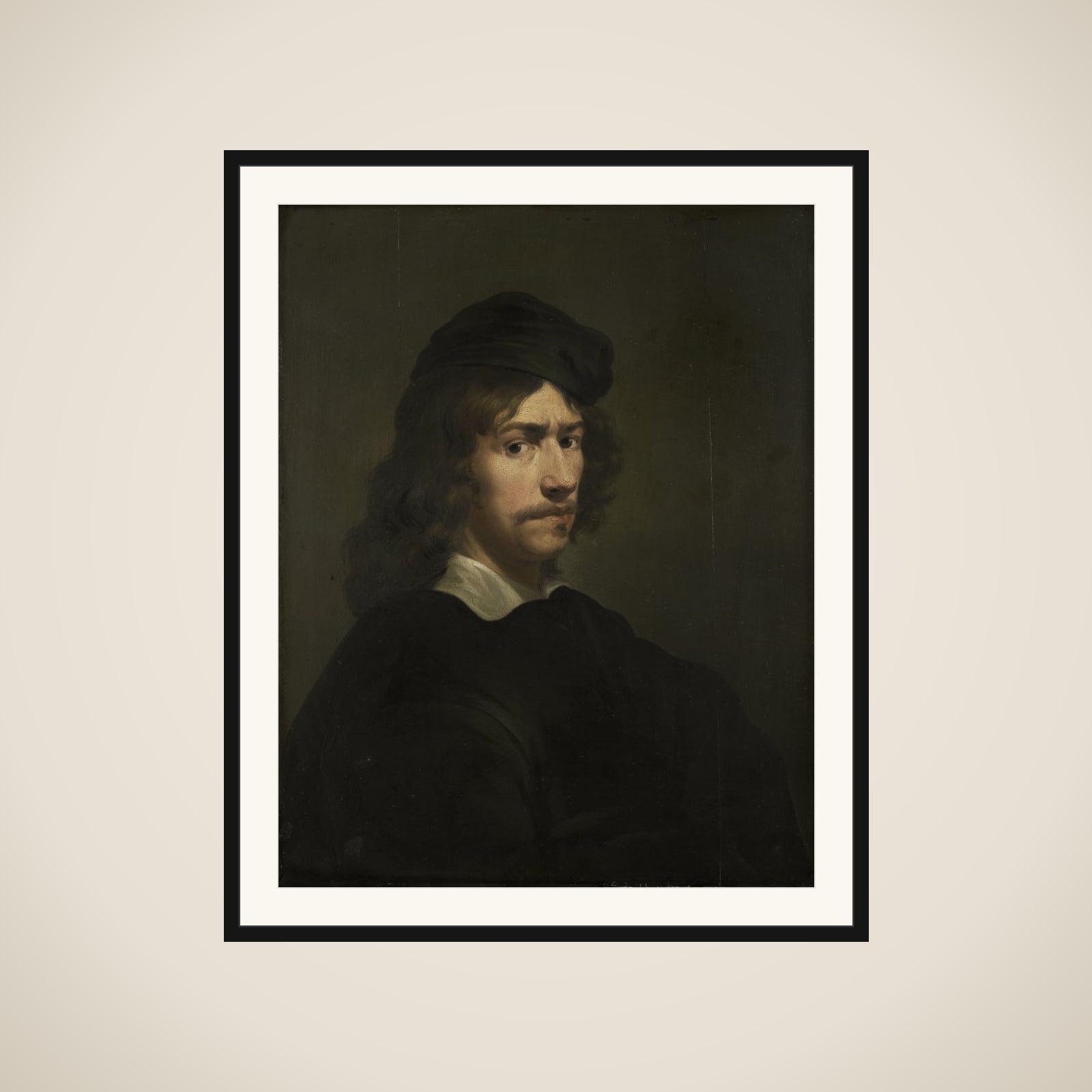 Self-Portrait framed