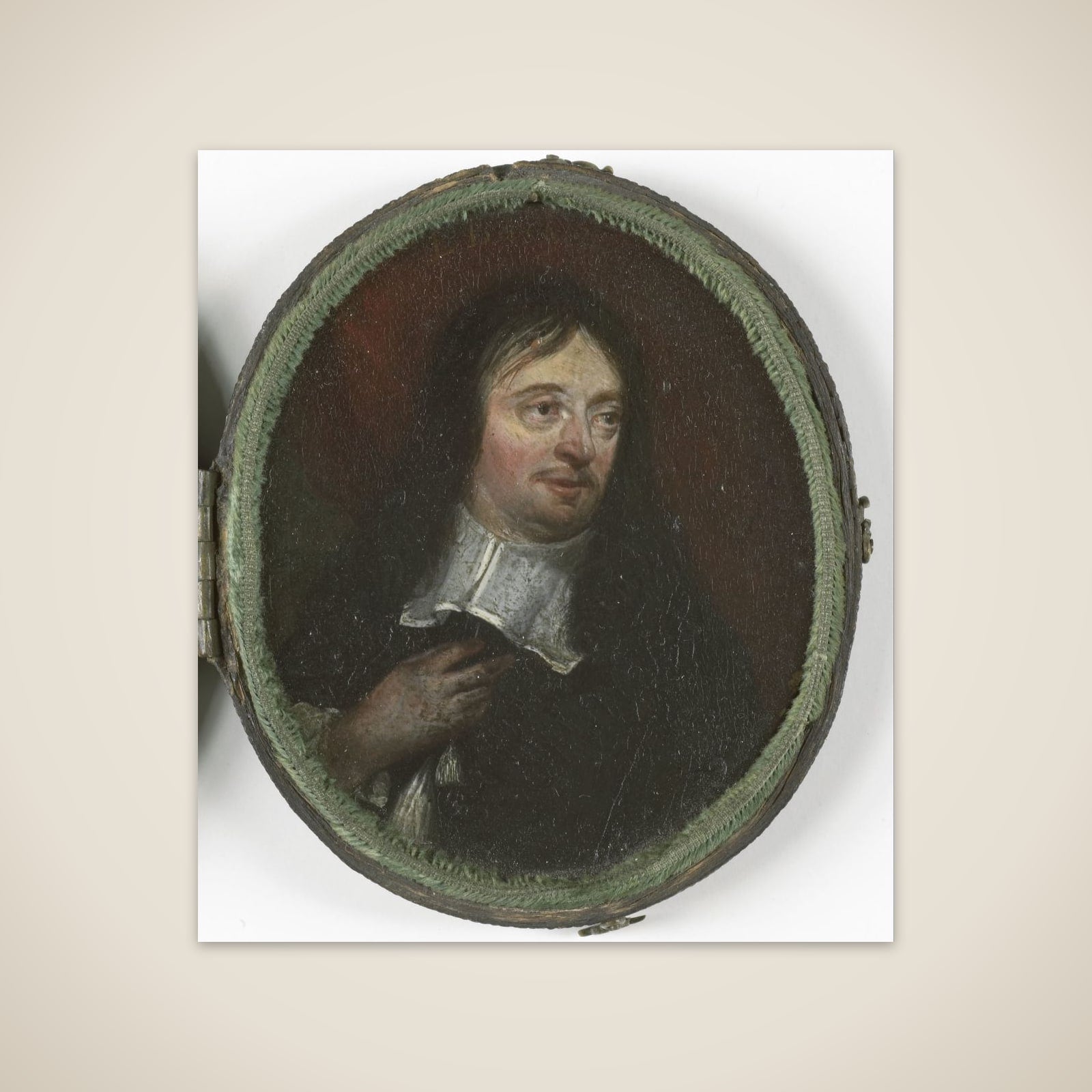 Portrait of a man unframed print
