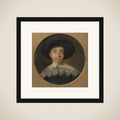 Portrait of een man in zeventiende-eeuwse kleding framed