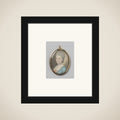 Portrait of een vrouw framed