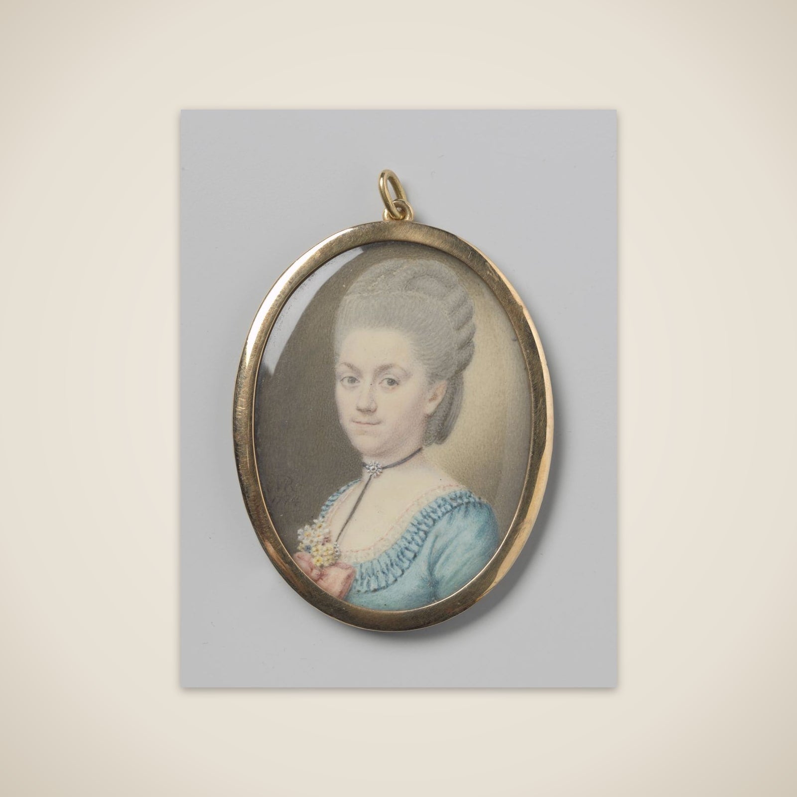 Portrait of een vrouw unframed print