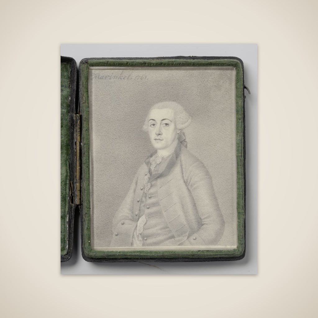 Portrait of een man unframed print