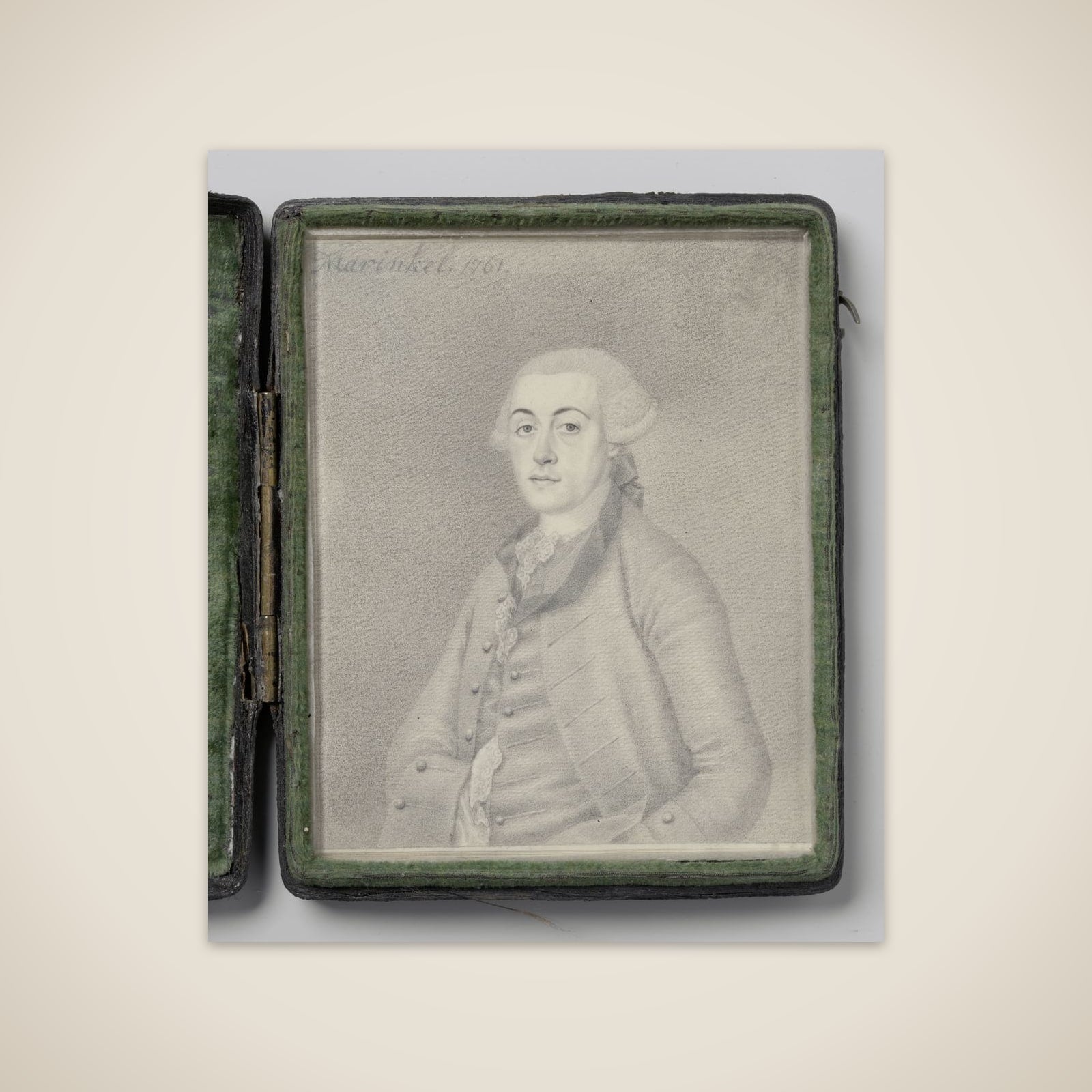 Portrait of een man unframed print
