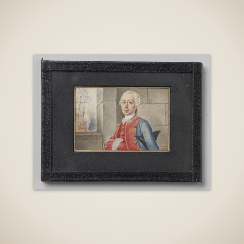 Portrait of een zeeofficier unframed print
