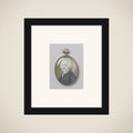 Portrait of een 73-jarige man framed