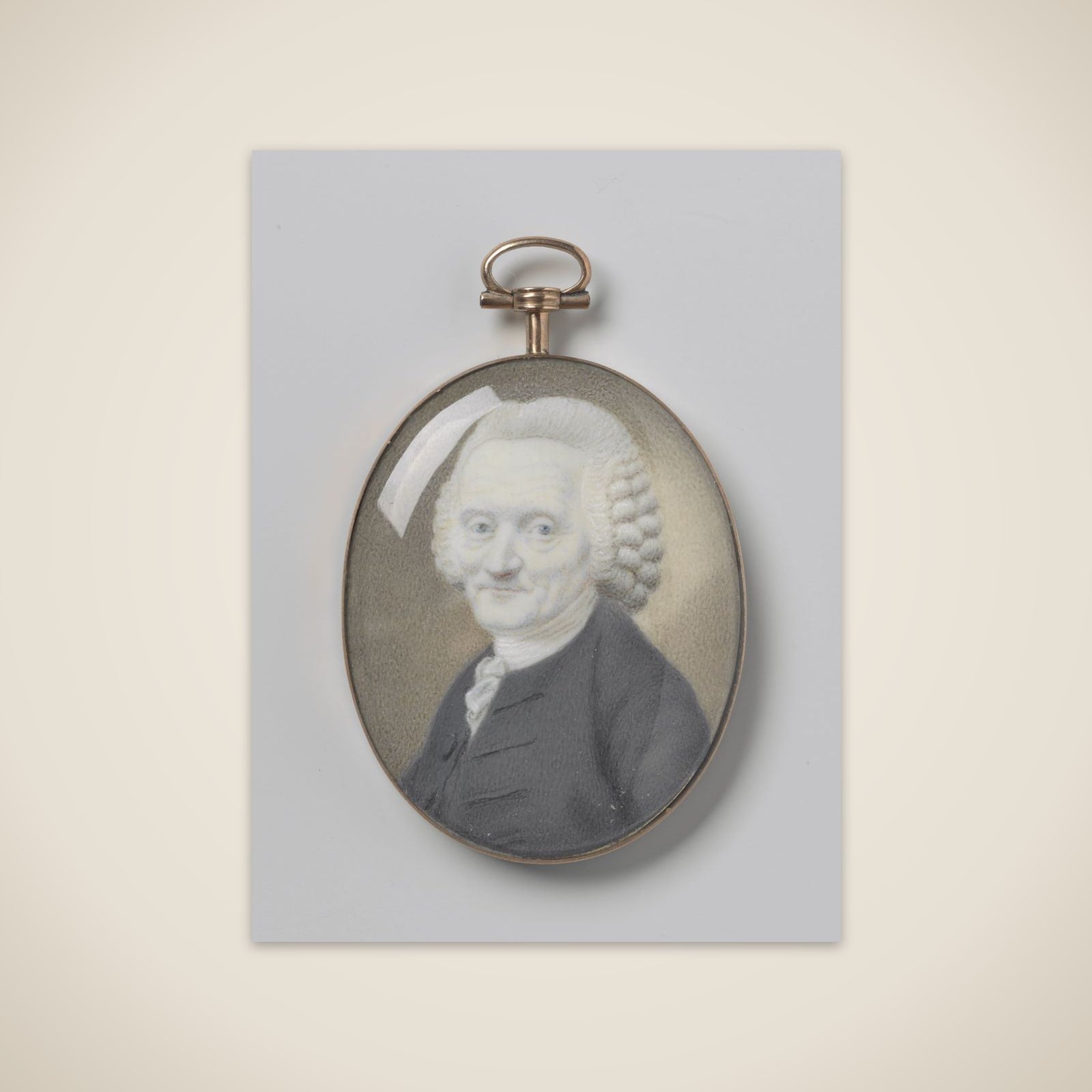 Portrait of een 73-jarige man unframed print