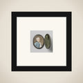 Portrait of een man framed