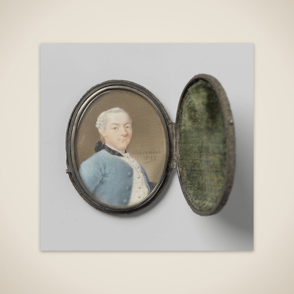 Portrait of een man unframed print