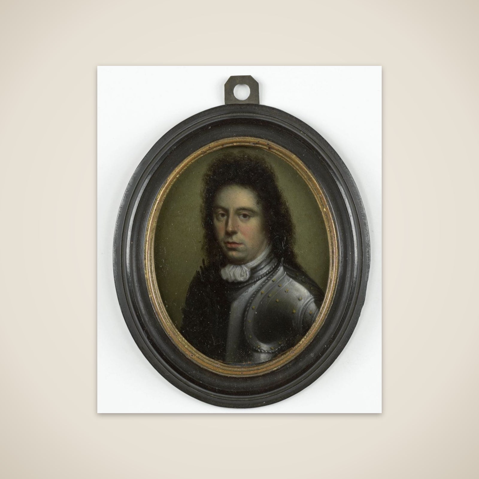 Portrait of een officier unframed print