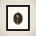 Portrait of een man framed