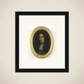Portrait of een officier framed