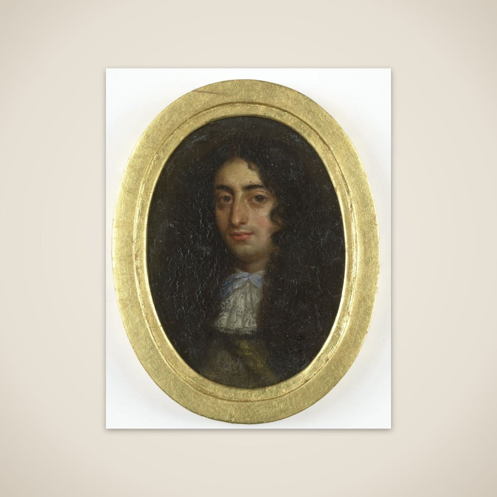 Portrait of een officier unframed print