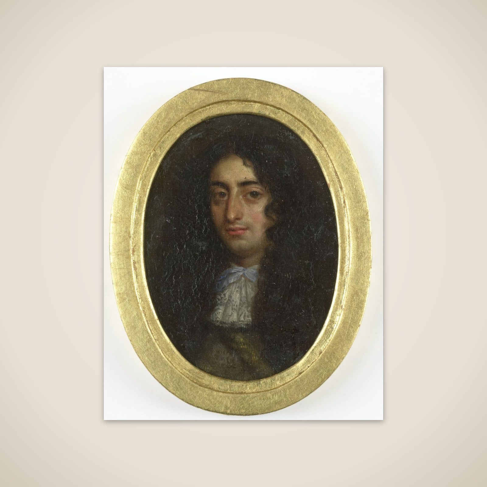 Portrait of een officier unframed print