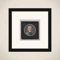 Portrait of een man framed