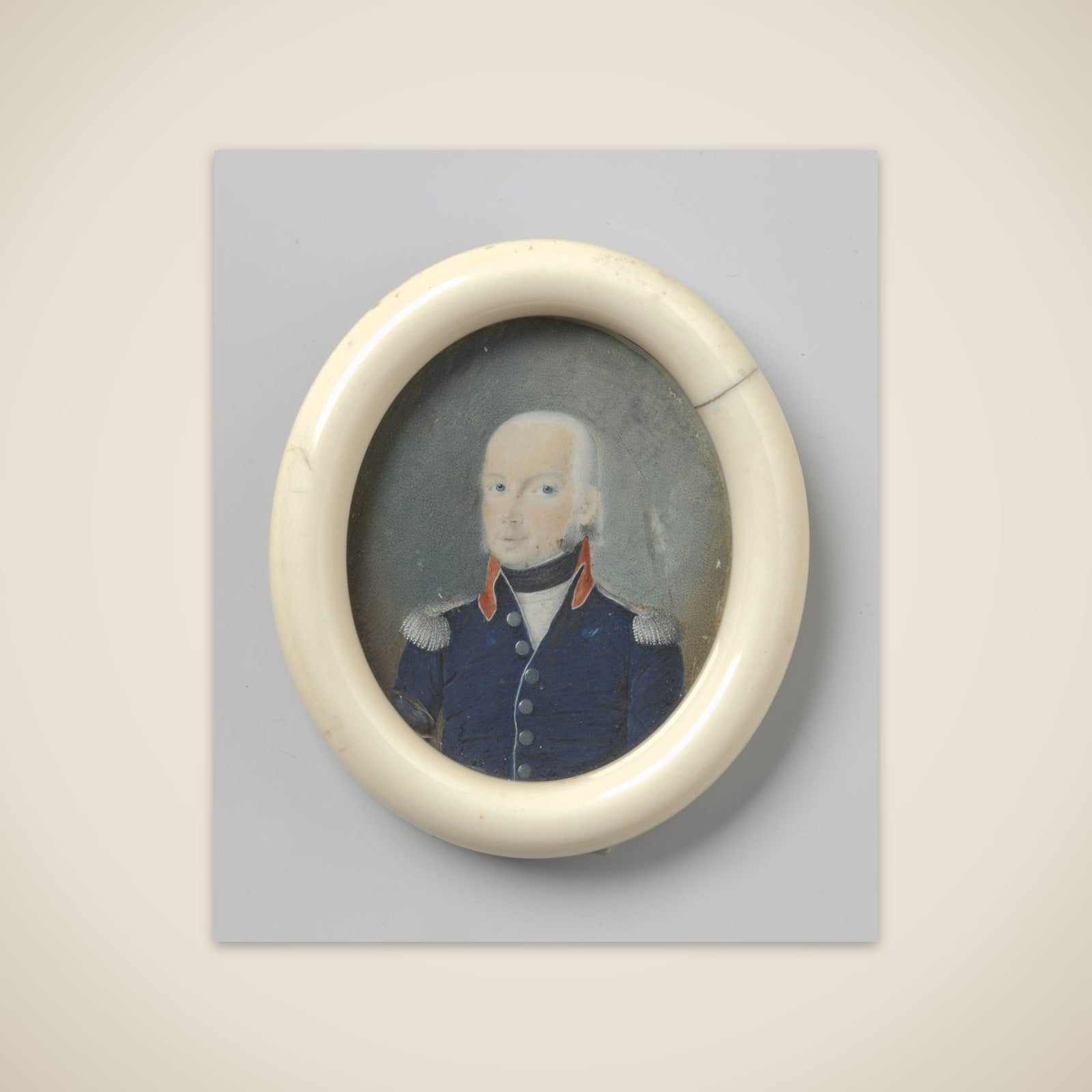Portrait of een man uit de family Bentinck unframed print