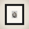 Portrait of een predikant framed