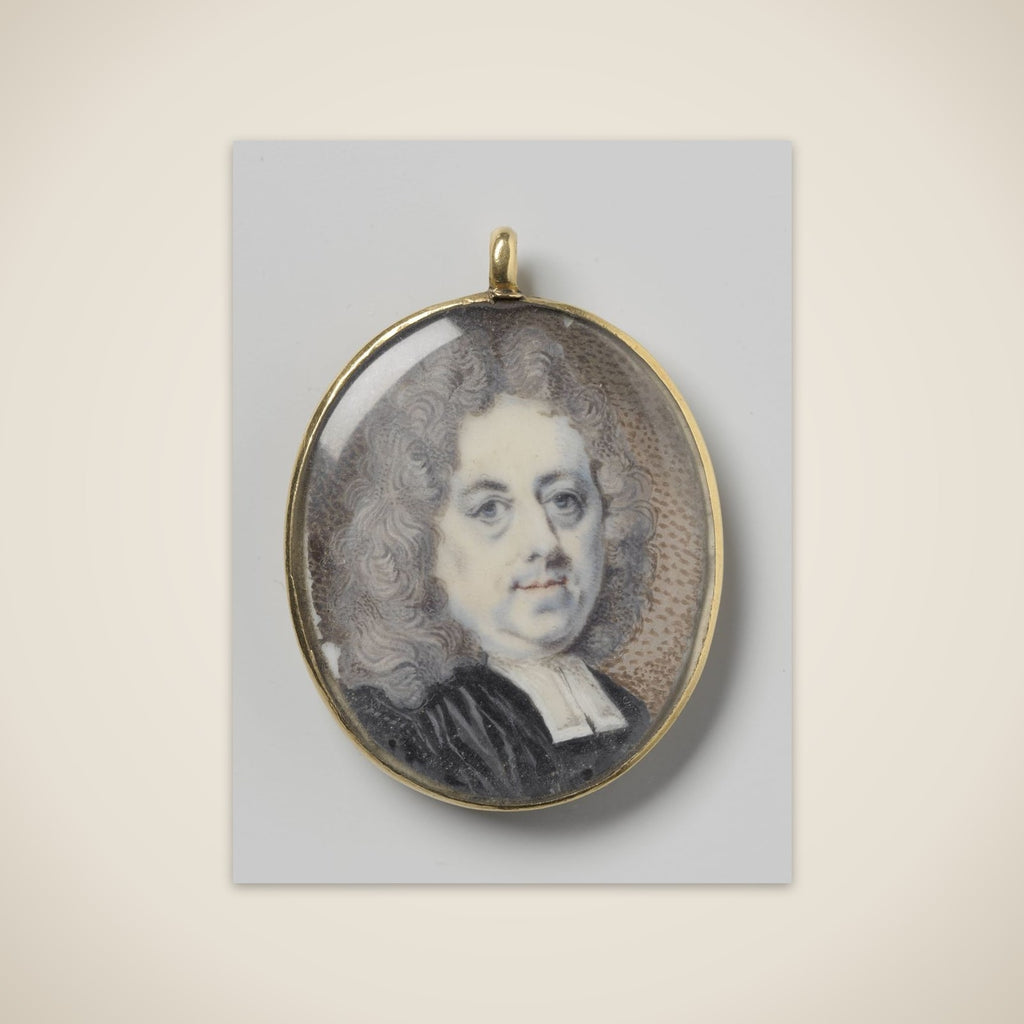 Portrait of een predikant unframed print