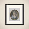 Portrait of een vrouw framed
