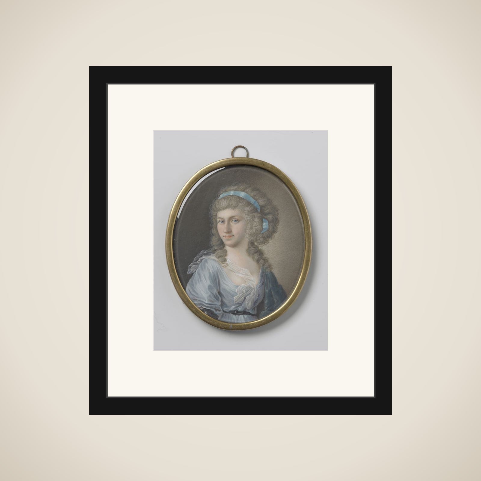 Portrait of een vrouw framed