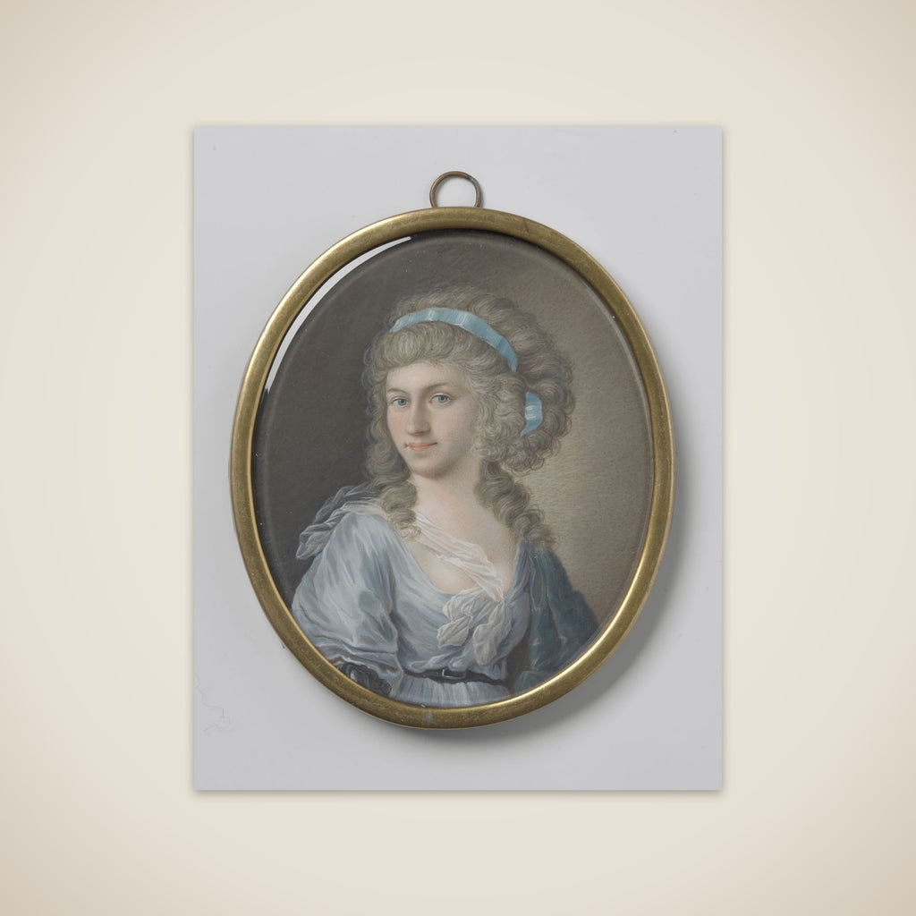Portrait of een vrouw unframed print