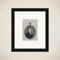 Portrait of een man framed