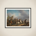 The Horse Race framed