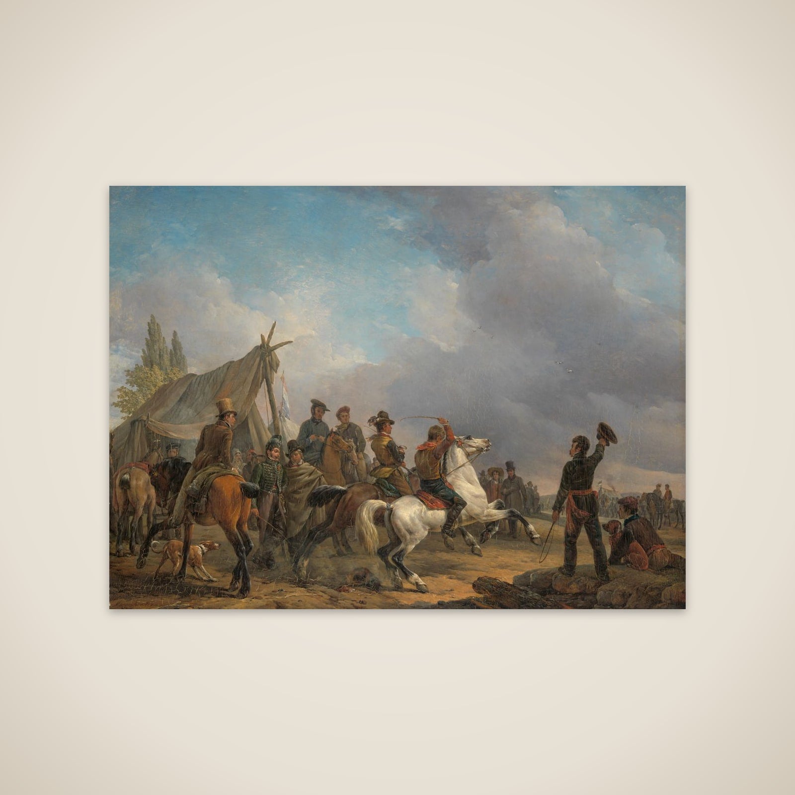 The Horse Race unframed print