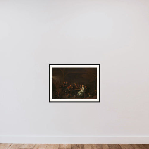 Cheating at Cards framed — shown to scale
