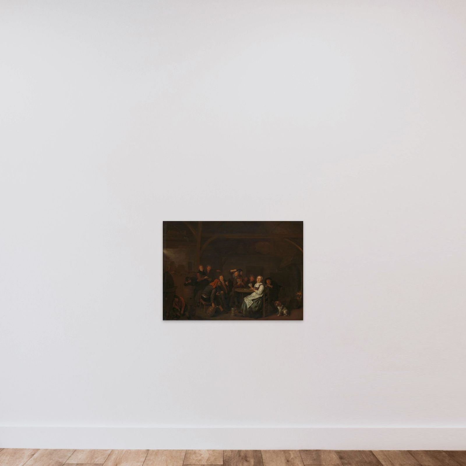 Cheating at Cards unframed — shown to scale