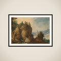 Mountain view framed