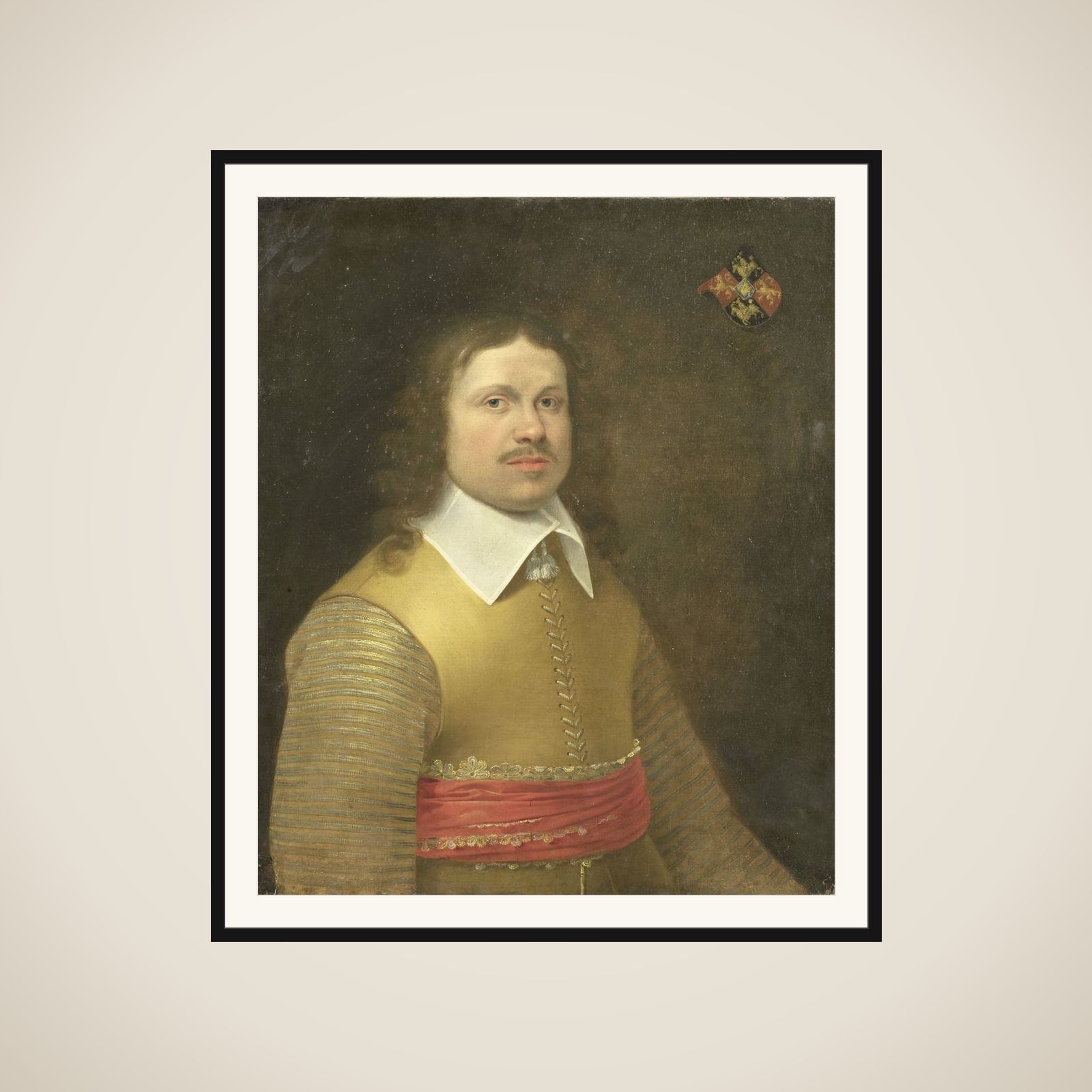 Portrait of Herman van der Hem van Nederstein (died 1671) framed