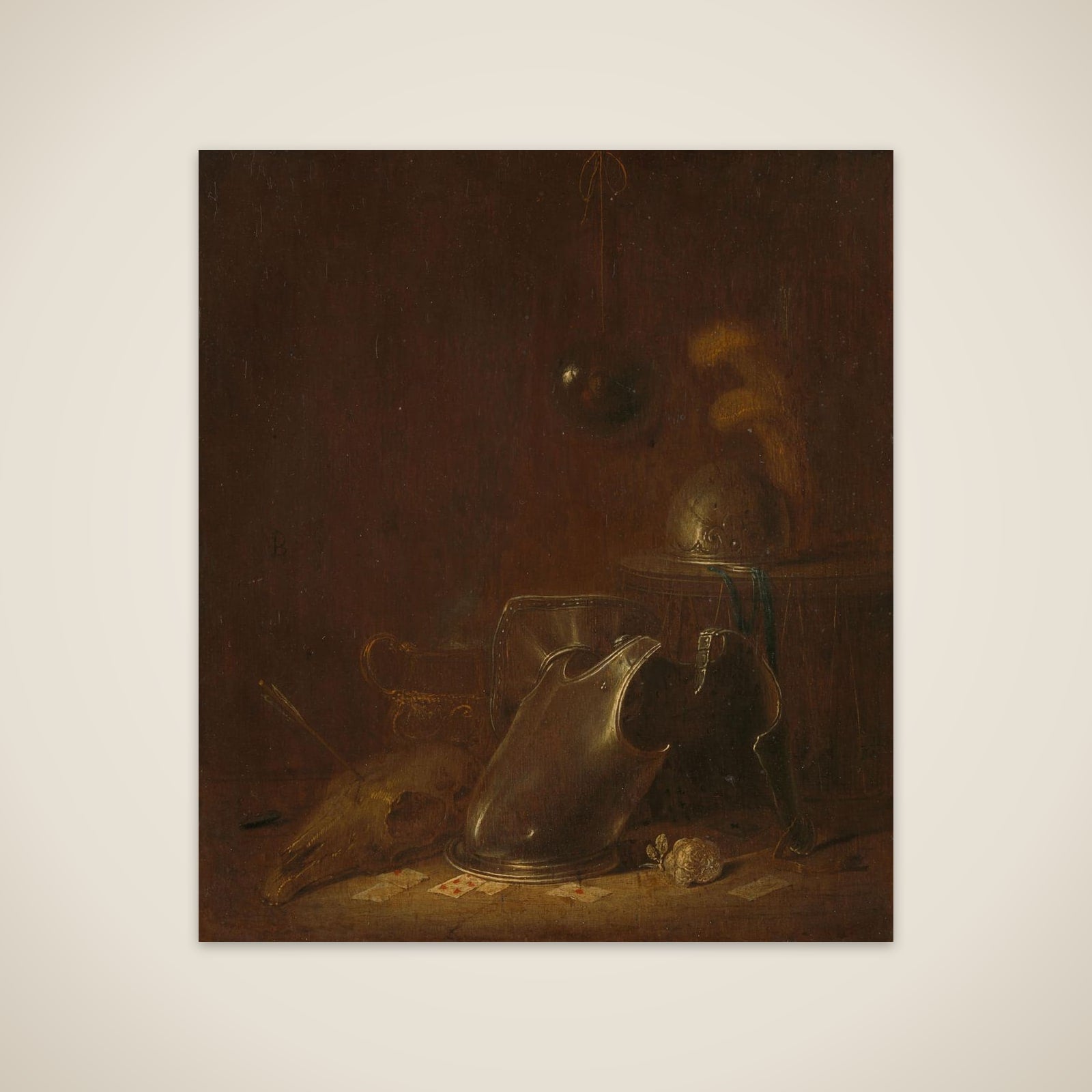 Still life with Implements of War unframed print