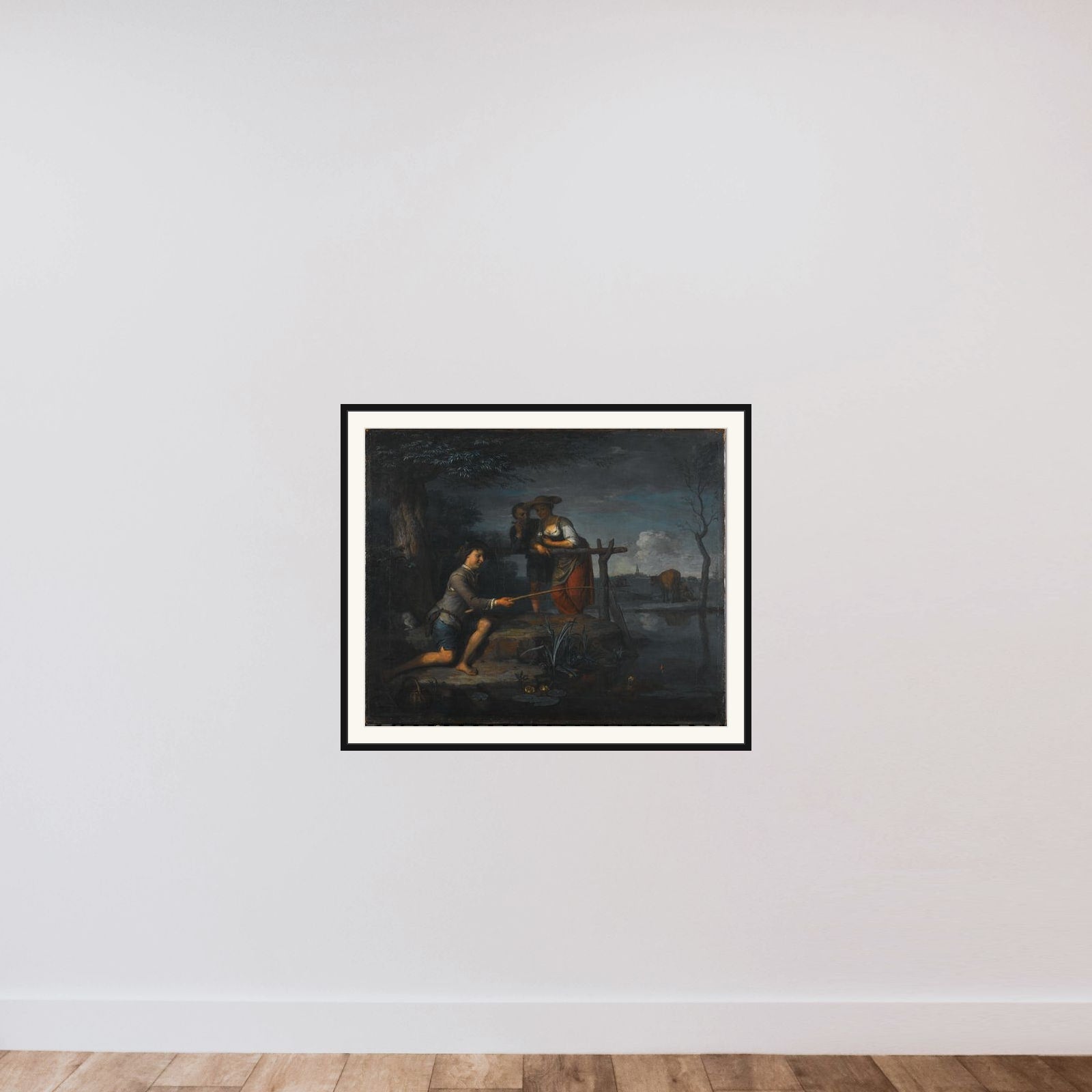 The Angler framed — shown to scale