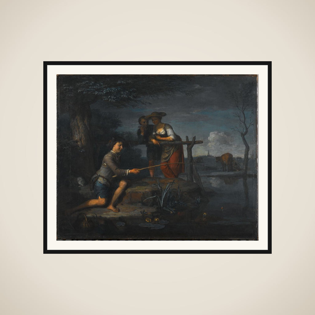 The Angler framed