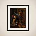Soldier Scene framed