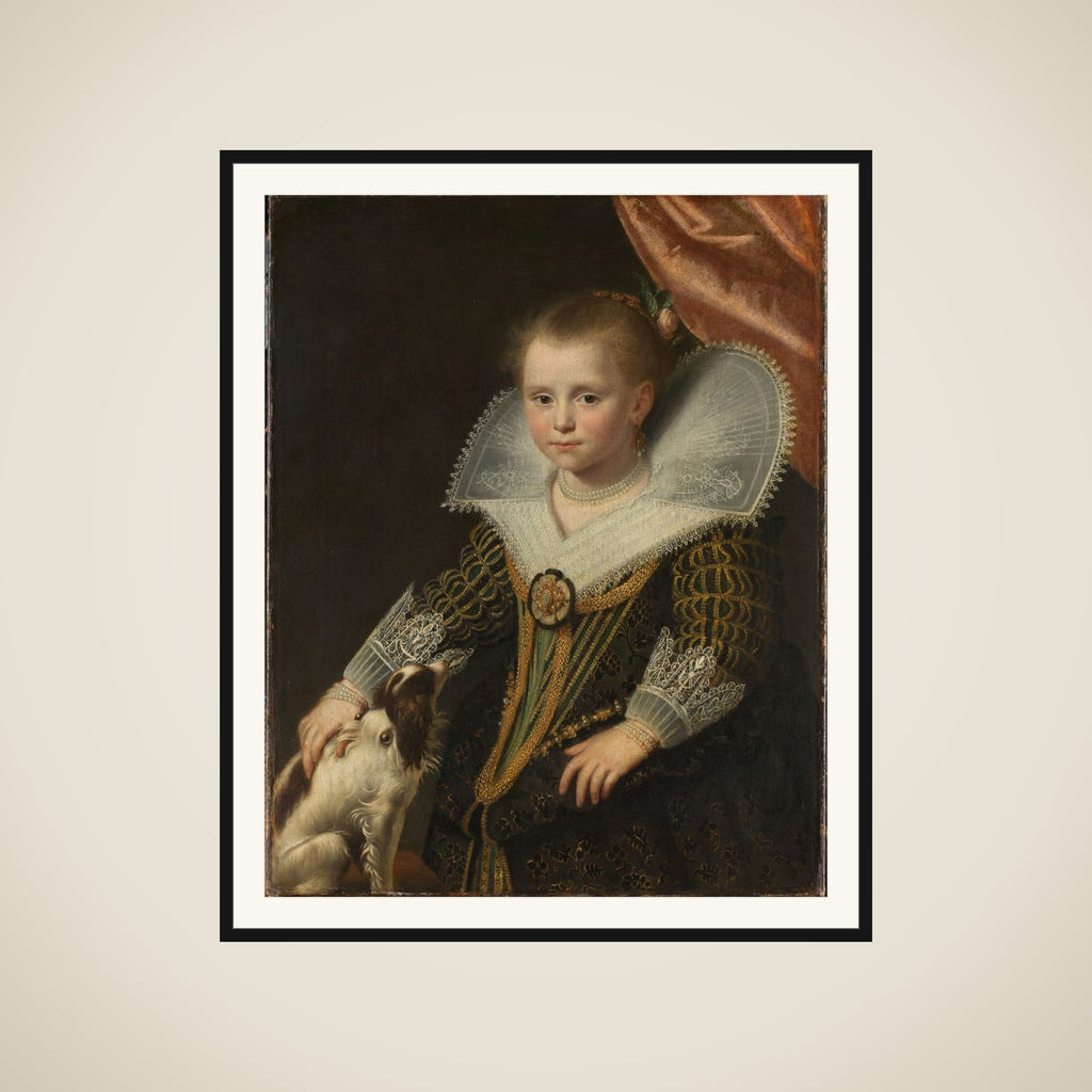 Portrait of a Girl, Known as ‘The Little Princess’ framed