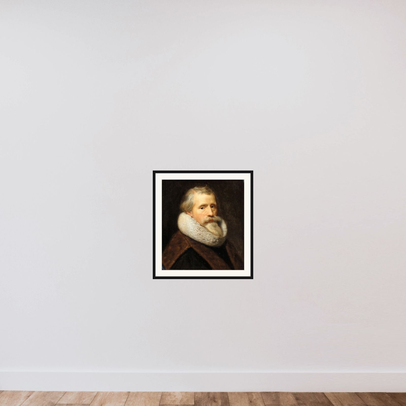 Self-Portrait framed — shown to scale
