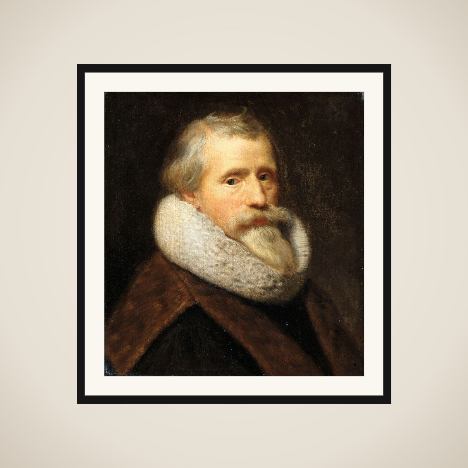 Self-Portrait framed