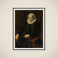 Portrait of Maria van Utrecht (c. 1552/53-1629). Wife of Johan van Oldenbarnevelt framed