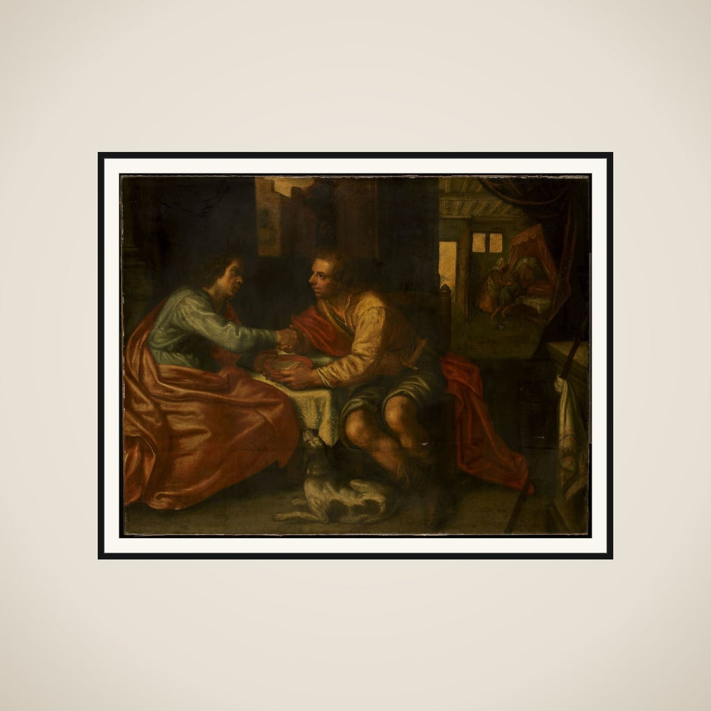 Esau selling his Birthright framed
