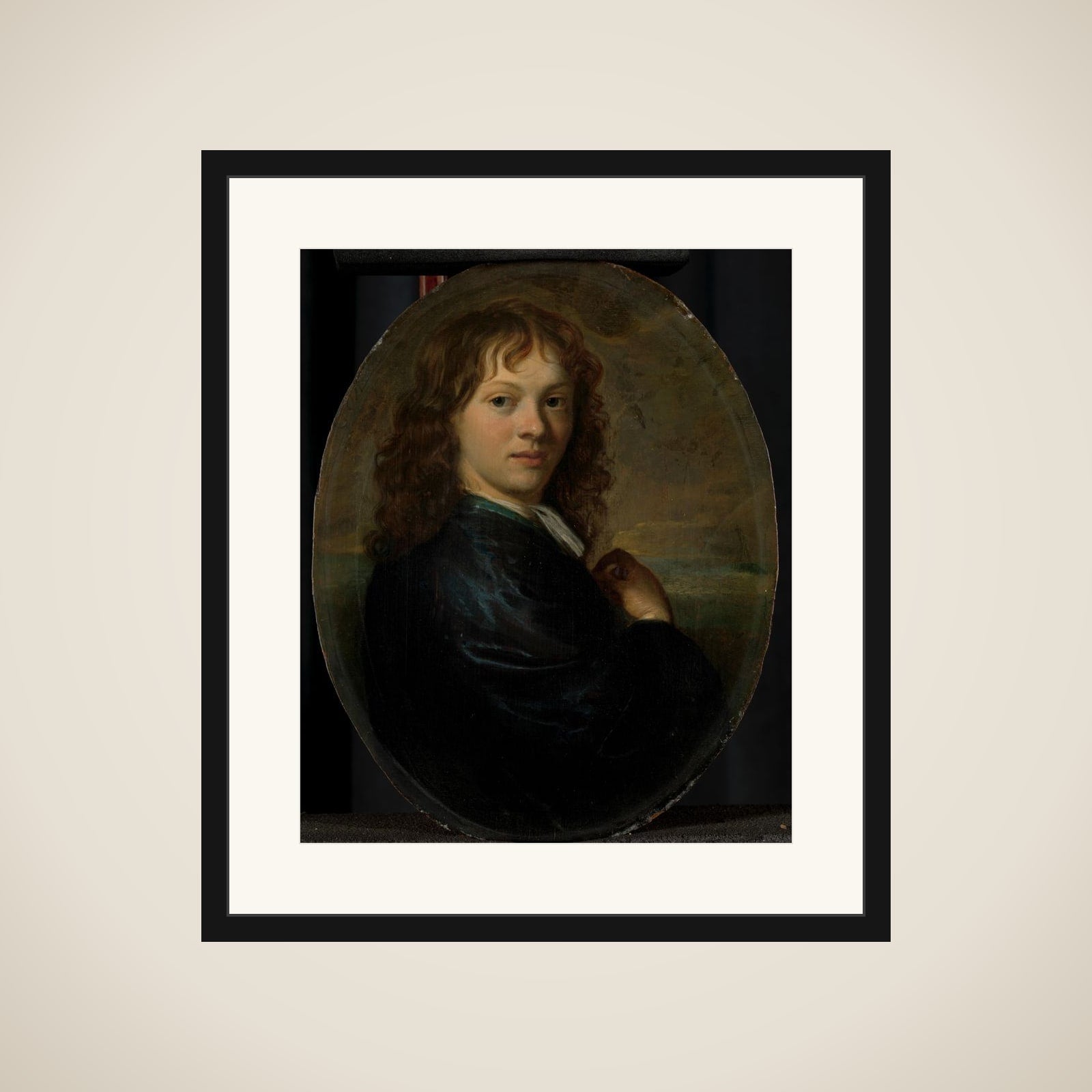 Self-Portrait framed