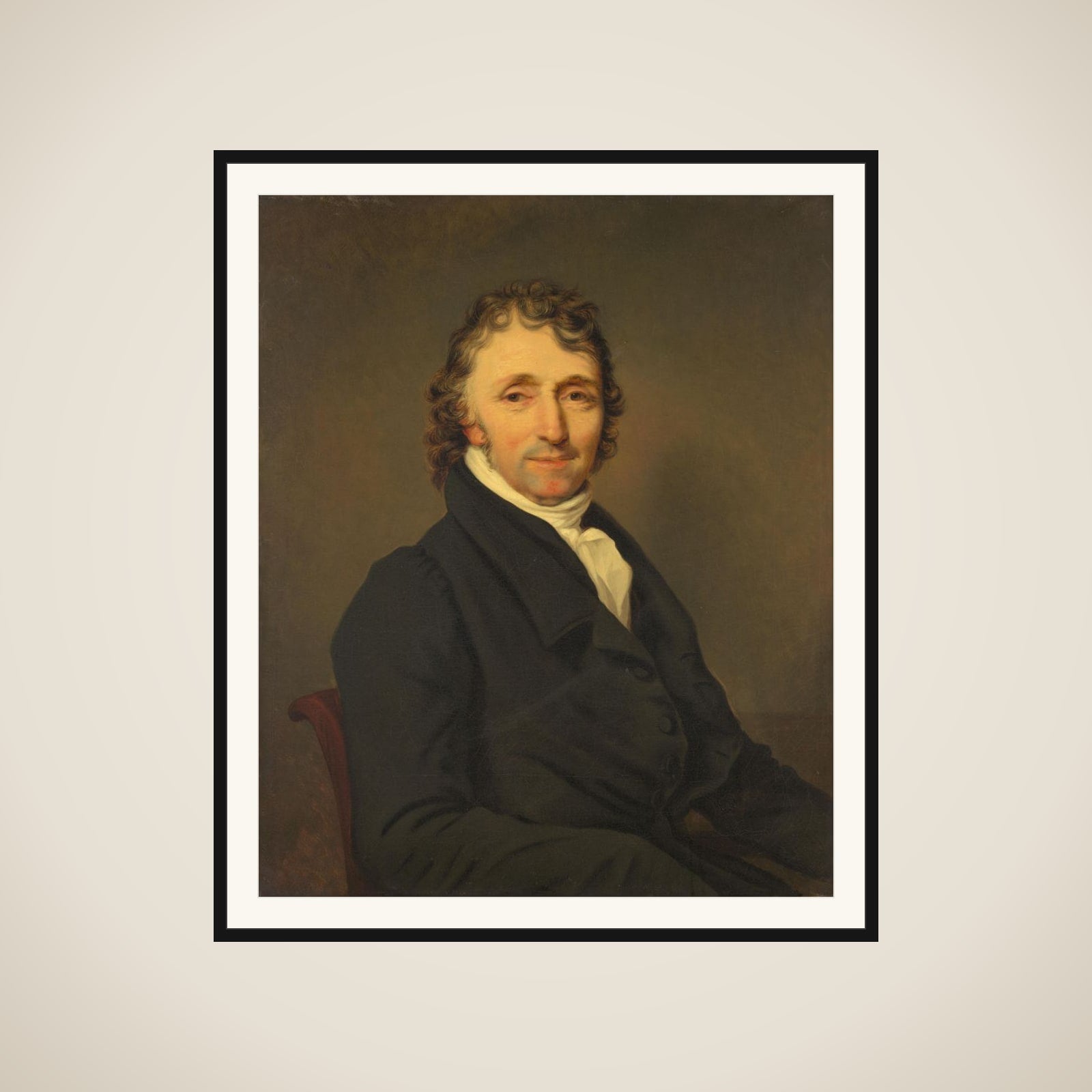 Portrait of Clemens van Demmeltraadt, Surgeon in Amsterdam framed