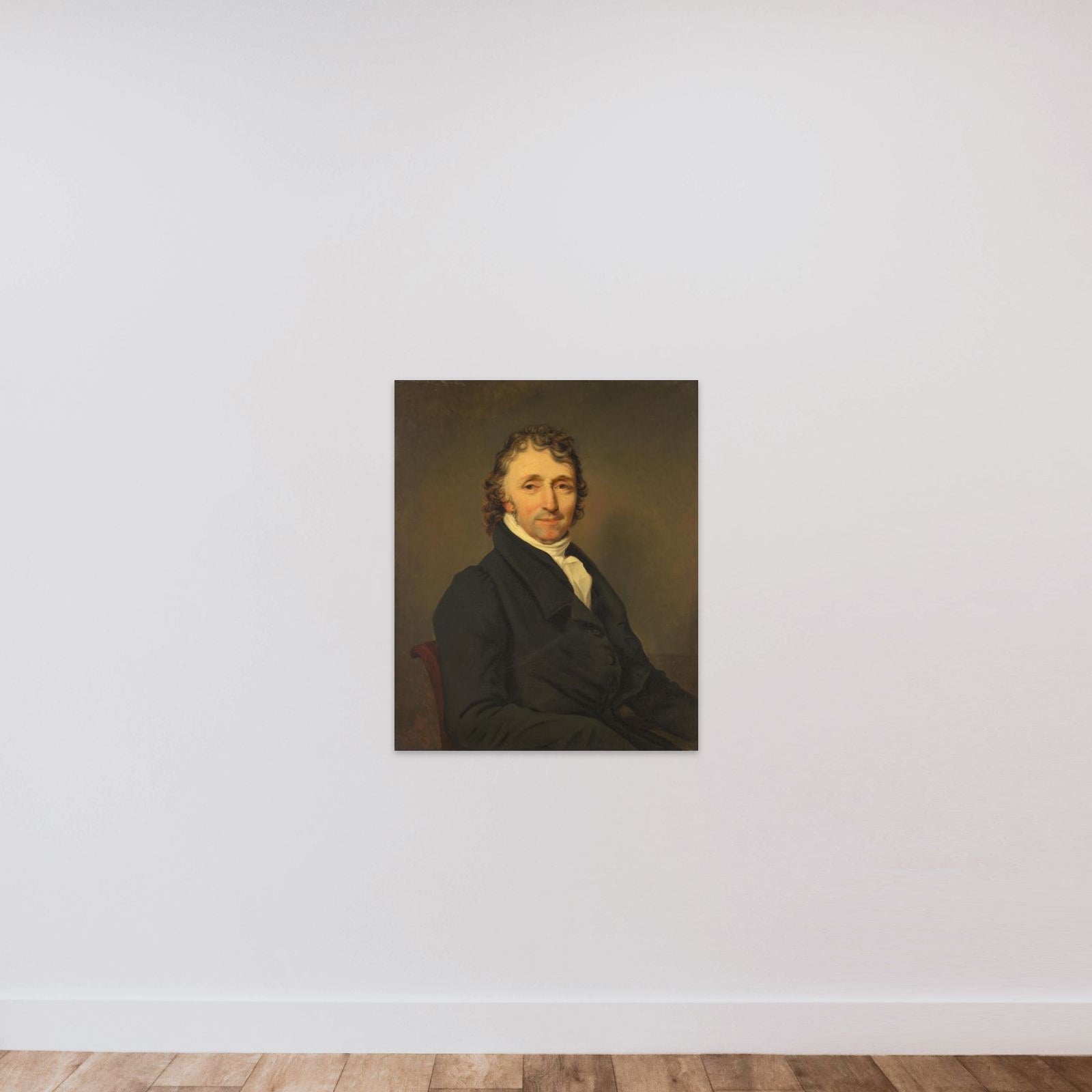 Portrait of Clemens van Demmeltraadt, Surgeon in Amsterdam unframed — shown to scale