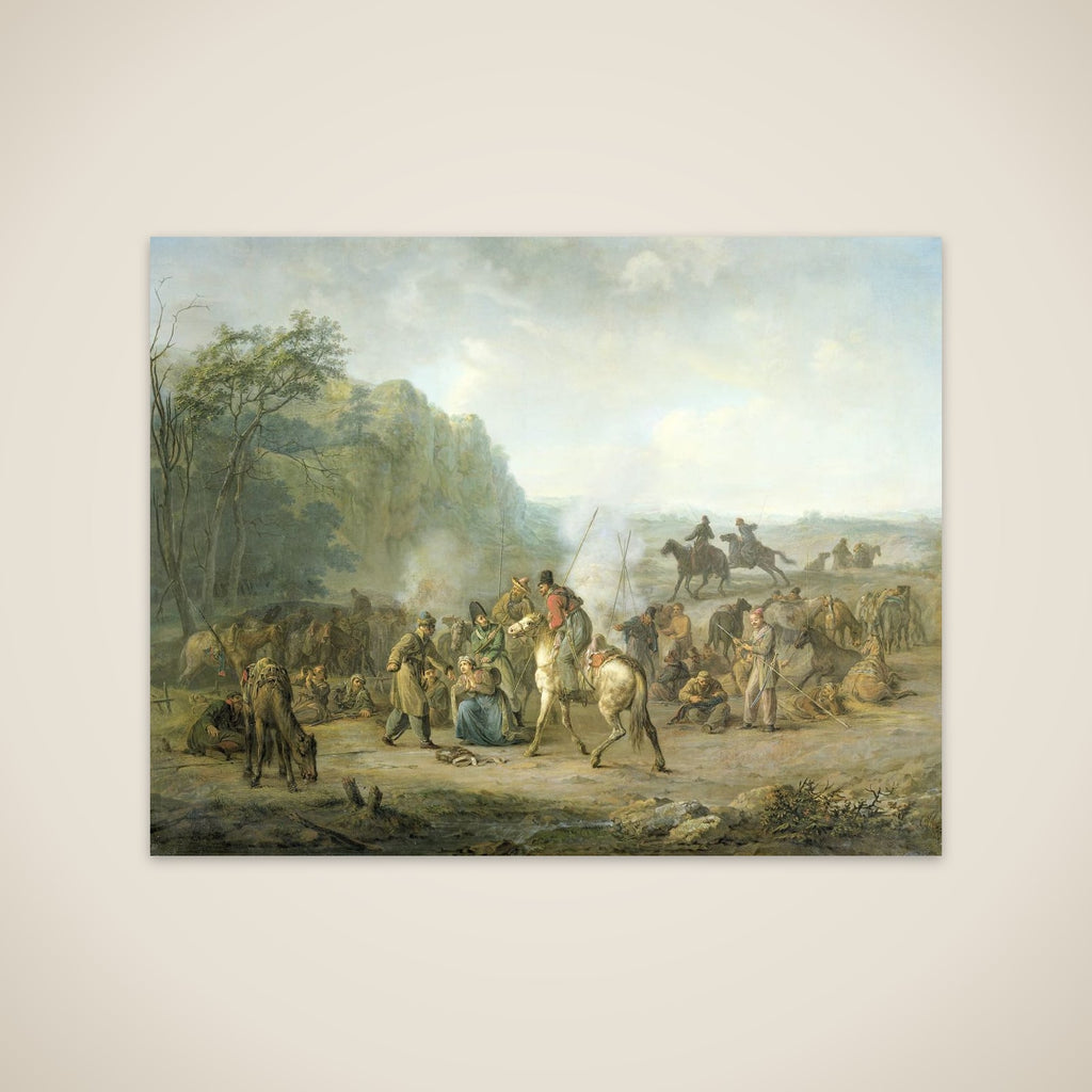 Cossack Bivouac, 1813 unframed print