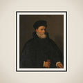 Portrait of an Old Man, probably Vercellino Olivazzi, Senator from Bergamo framed