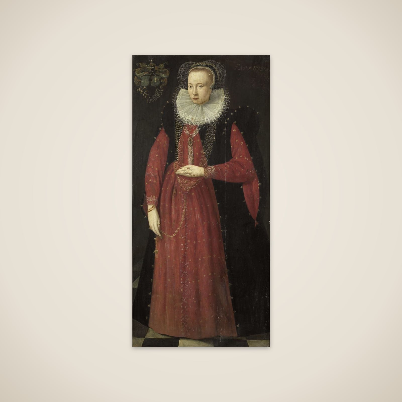 Portrait of Doedt van Holdinga (1570-1646) unframed print