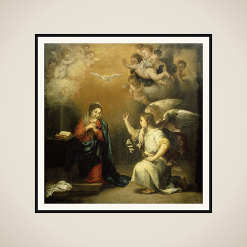Annunciation to the Virgin framed
