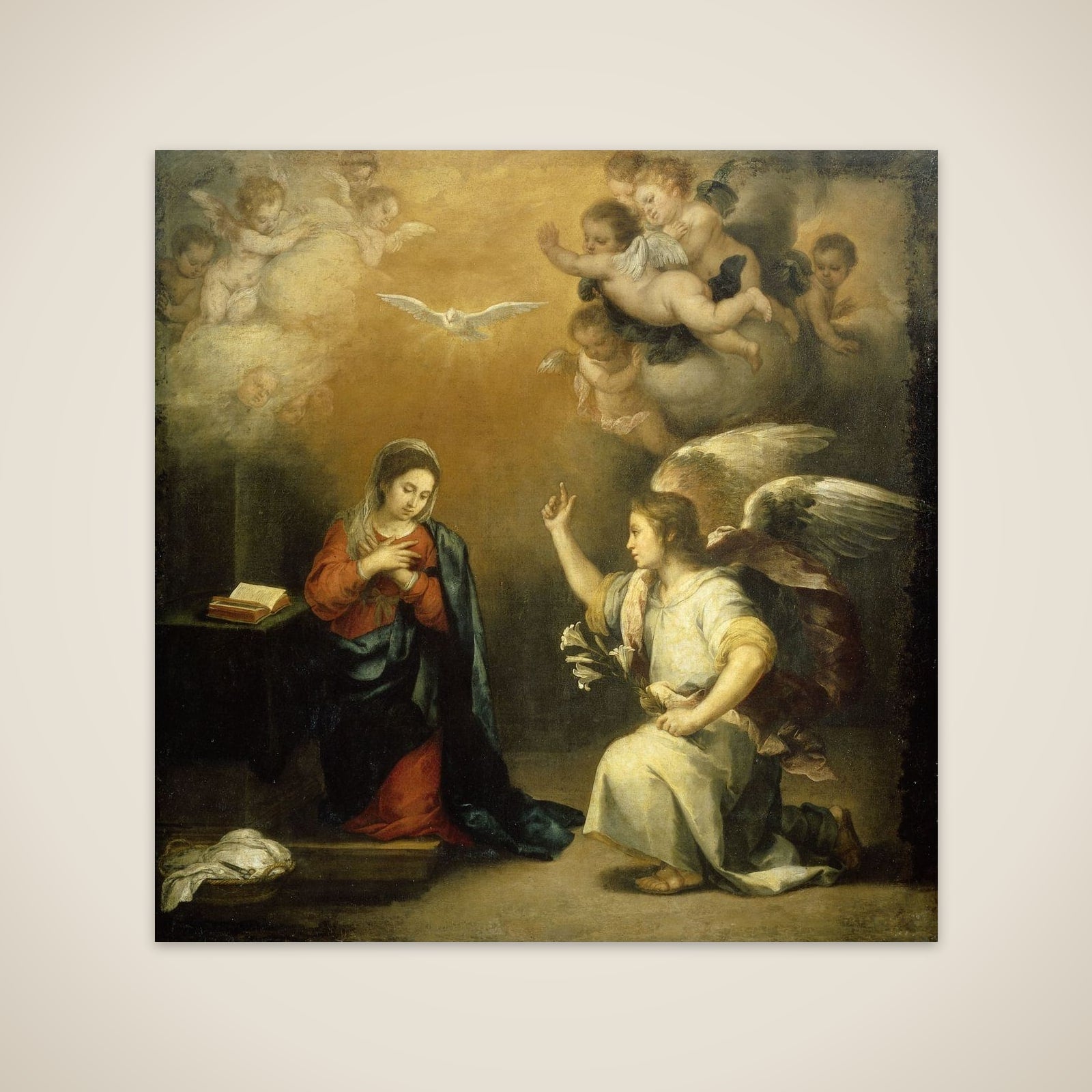 Annunciation to the Virgin unframed print